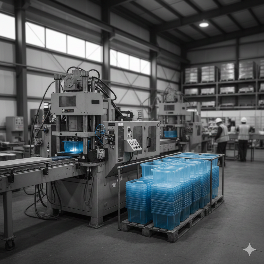 Fabricación de contenedores plásticos